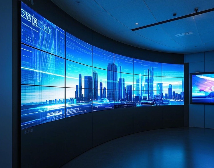 曲面液晶拼接屏：展廳展示的絕佳之選？